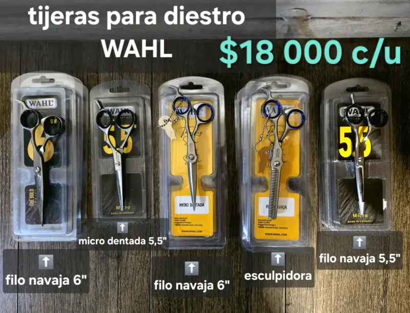 Tijeras de peluquería Wahl 6 pulgadas - 6