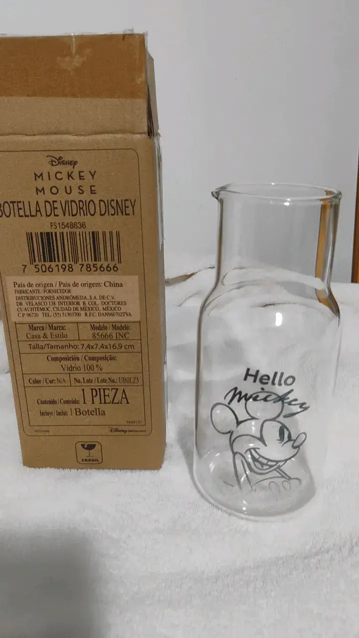 Botella de vidrio Disney Mickey Mouse - 3