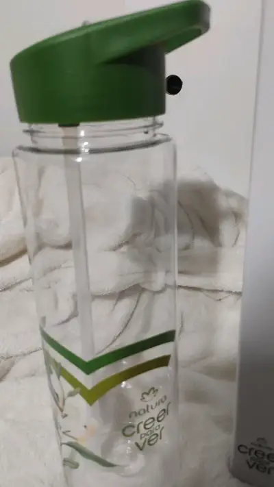 Botella de agua Natura Crear Ver con sorbete - miniatura 2