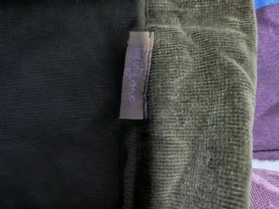 Chaqueta de pana verde musgo con botones - miniatura 4