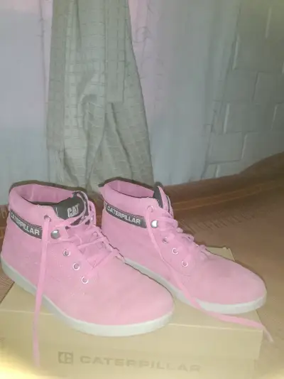 Botines rosados Caterpillar para mujer - miniatura 1