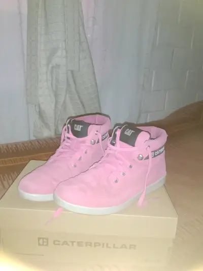Botines rosados Caterpillar para mujer - miniatura 2