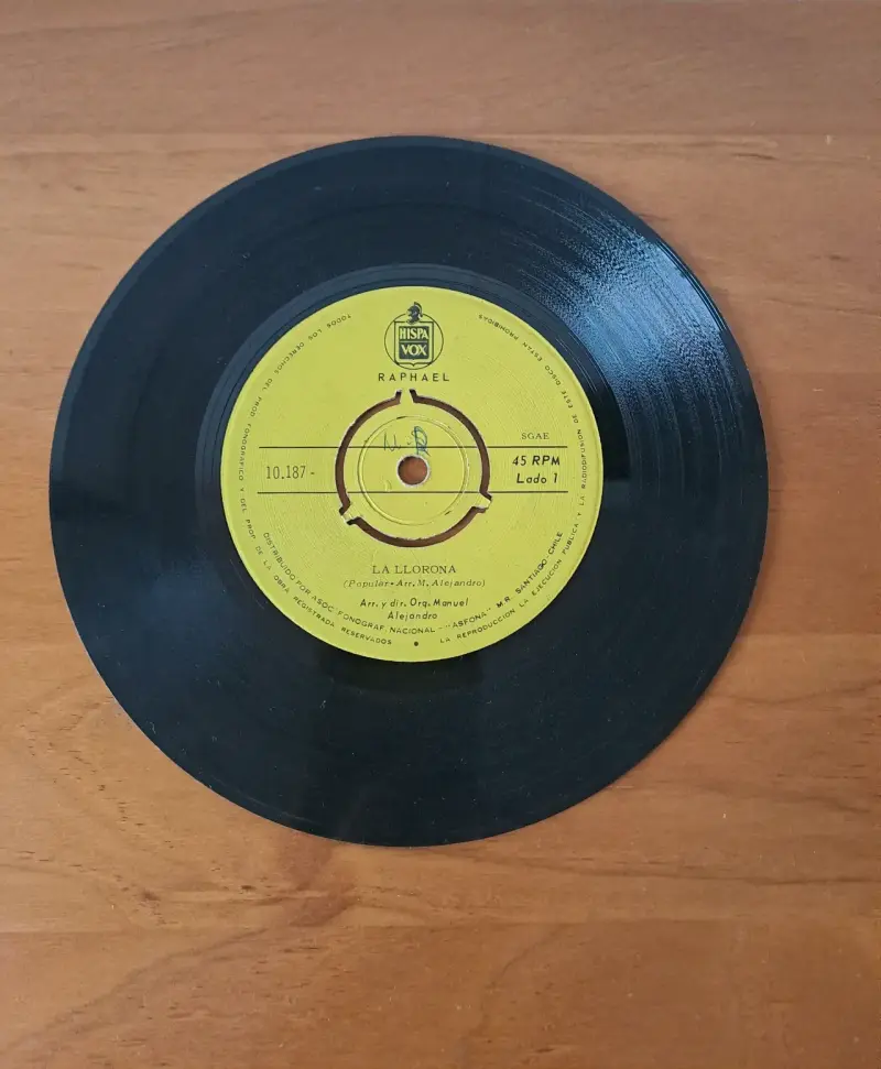 Vinilo Raphael En Acapulco La Llorona 45 RPM - 2