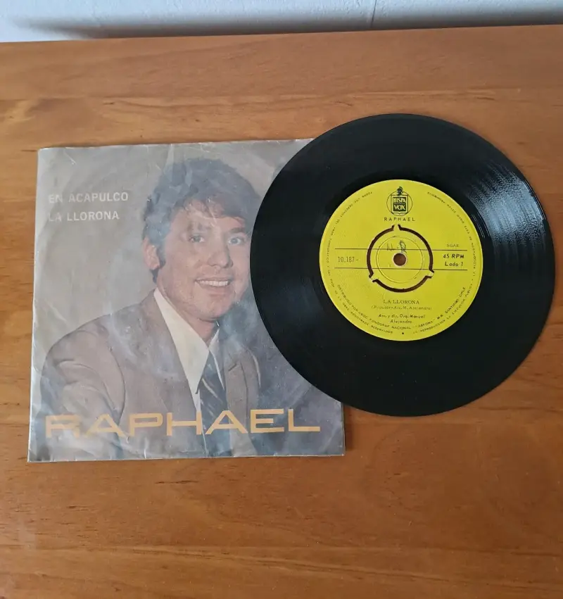 Vinilo Raphael En Acapulco La Llorona 45 RPM - 4