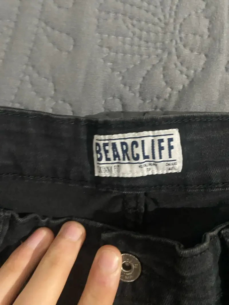 Jeans negros Bearcliff para hombre - 3