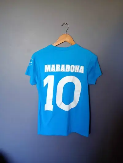 Camiseta Maradona Napoli, talla s - miniatura 3
