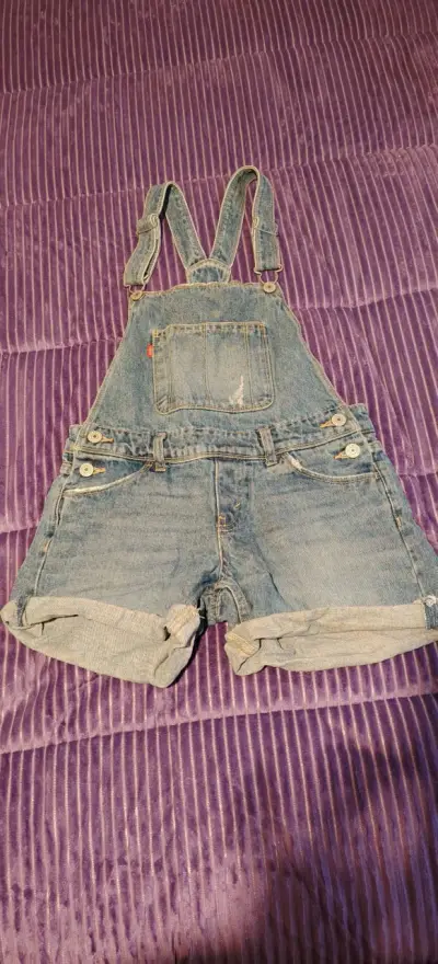Jardinera de mezclilla para niña, Levi's - miniatura 1