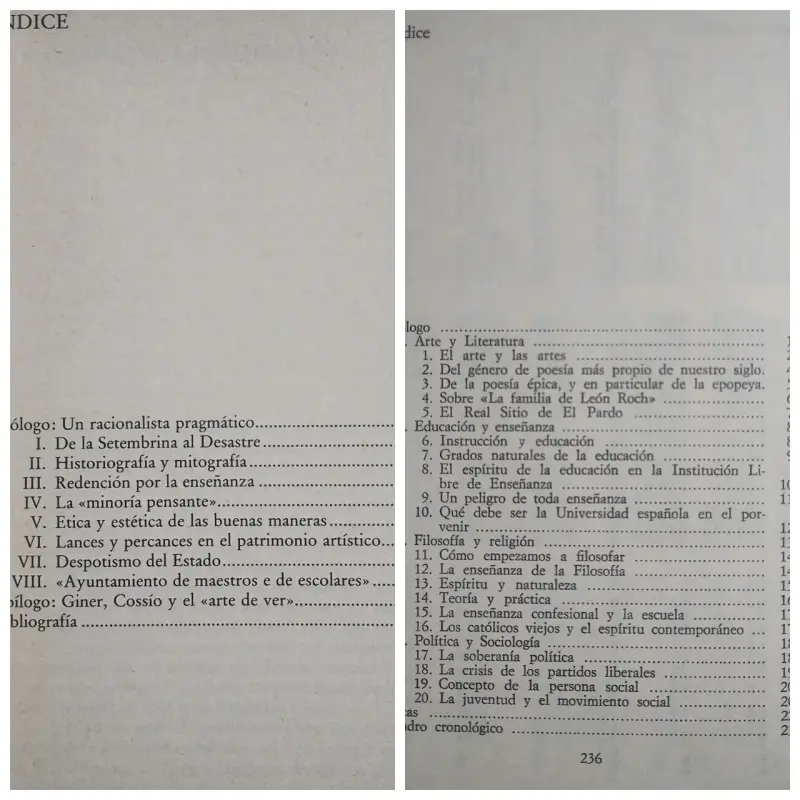 Lote de libros de filosofía de Francisco Giner de los Ríos - 2
