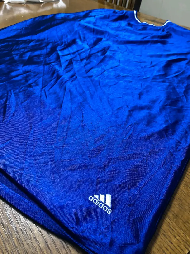 Polera adidas vintage color azul 2XL - 2