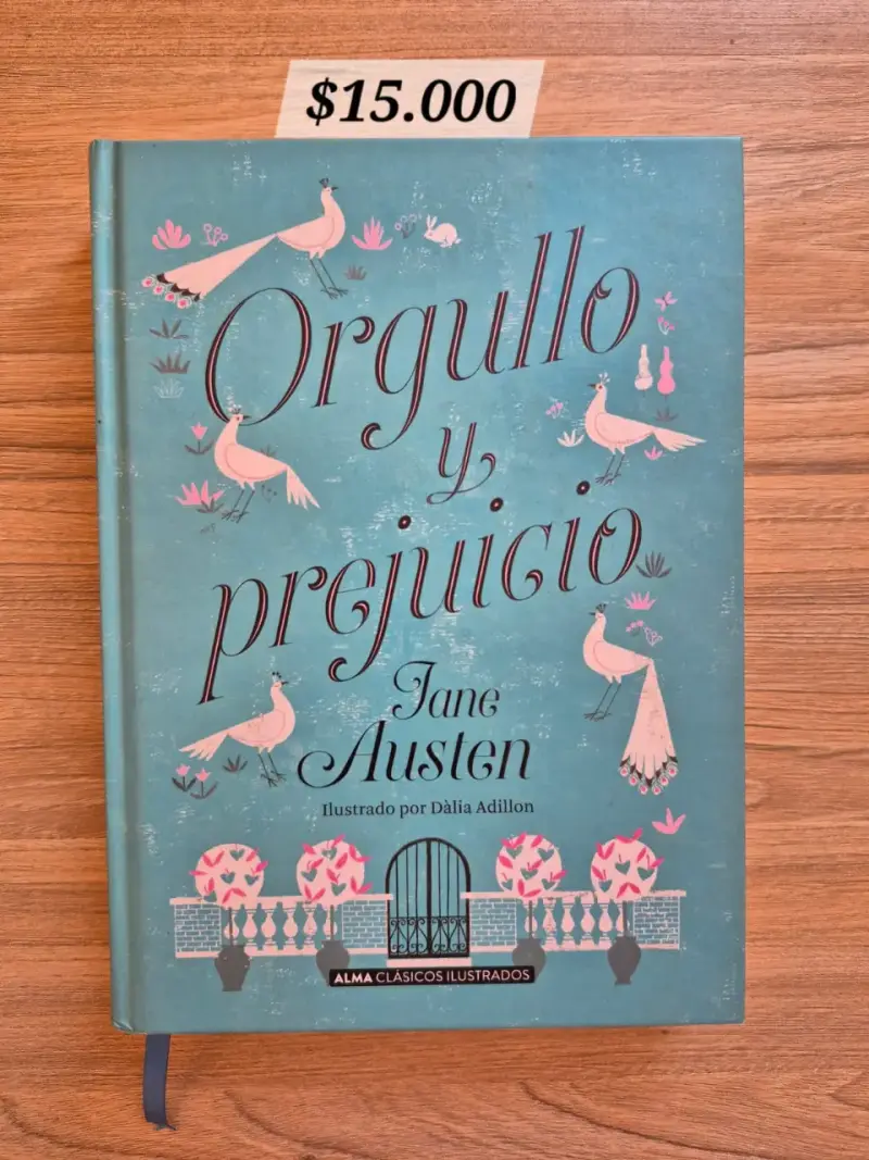 Libro Orgullo y Prejuicio de Jane Austen tapa dura - 1
