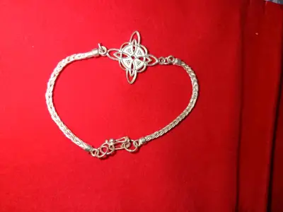 Pulsera de plata con diseño celta - miniatura 3