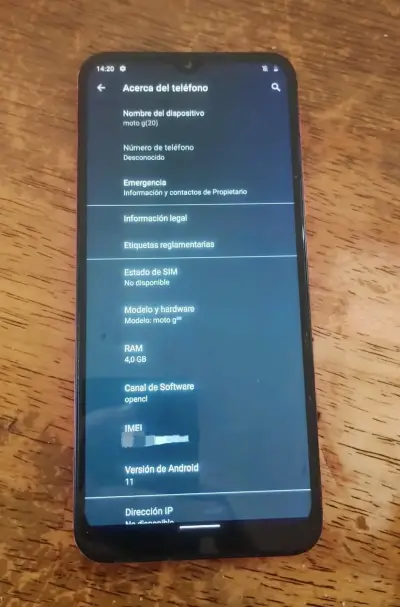 Smartphone Motorola Moto G20 4GB RAM Rosado - miniatura 1