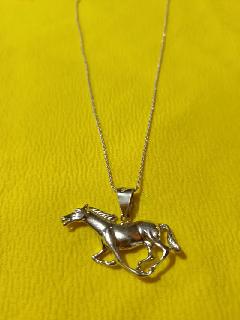 colgante de caballo, plata 925 - 2