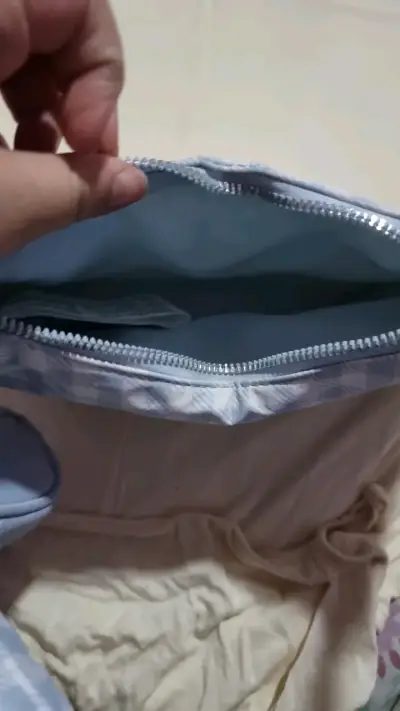 Bolso de hombro a cuadros con monedero - miniatura 2