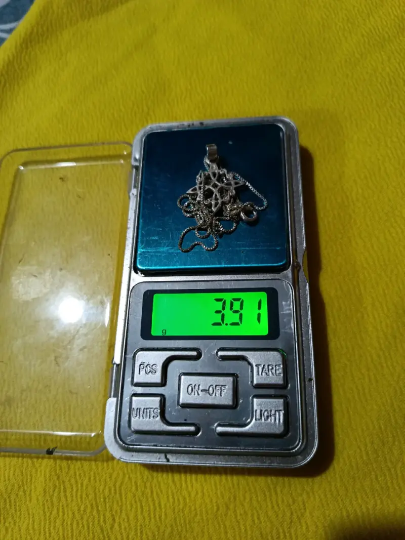 Nudo de bruja con cadena, plata 925 - 2