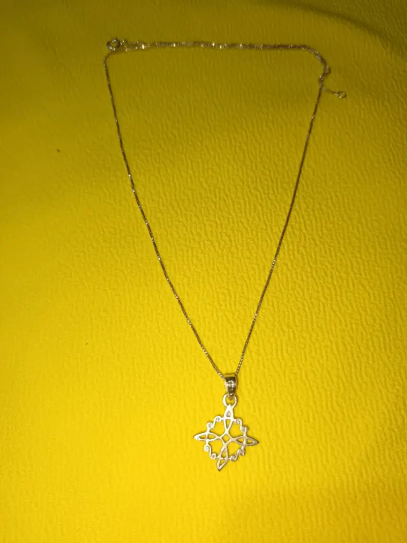 Nudo de bruja con cadena, plata 925 - 3