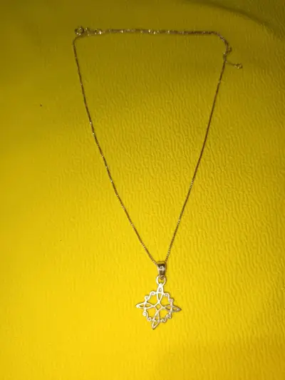 Nudo de bruja con cadena, plata 925 - miniatura 3