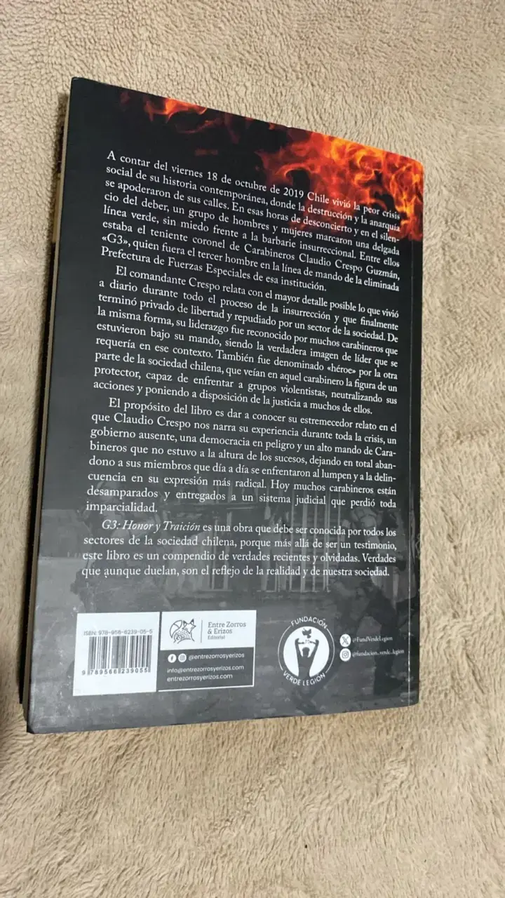 Libros 'Chile Tomado' y 'G3 Honor y Traición' - 5