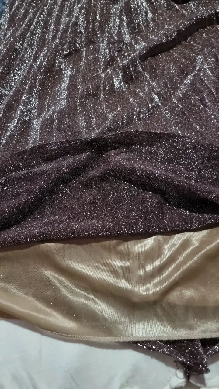 Vestido de fiesta brillante Zara talla S-M - 3