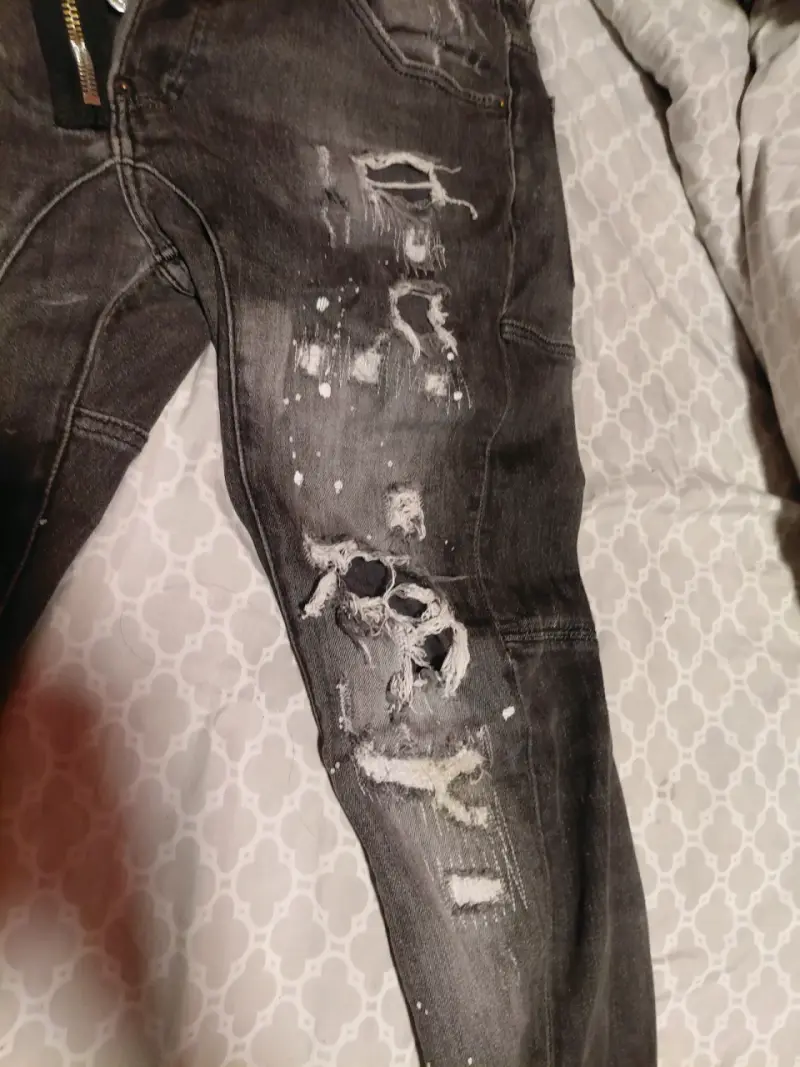 Jeans negros semi nuevos Dsquared2 para hombre - 5