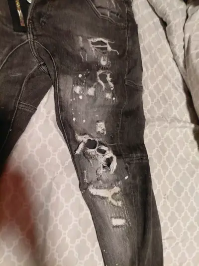 Jeans negros semi nuevos Dsquared2 para hombre - miniatura 5