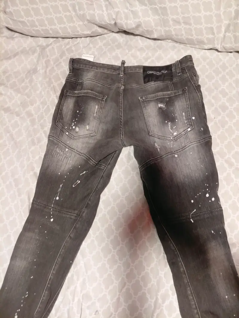 Jeans negros semi nuevos Dsquared2 para hombre - 12