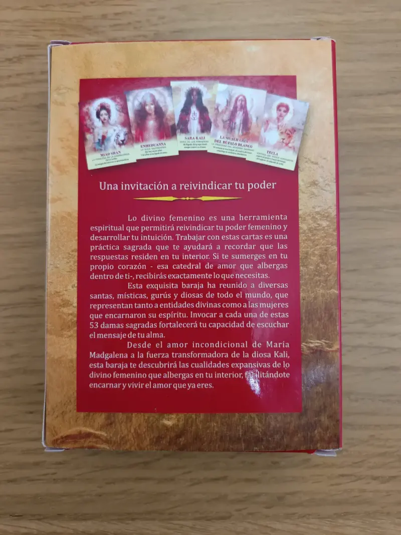Cartas Oráculo Lo Divino Femenino con Manual - 2