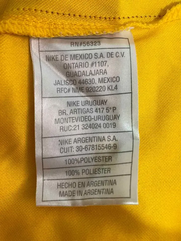 Camiseta Boca Juniors Nike amarilla original - 5