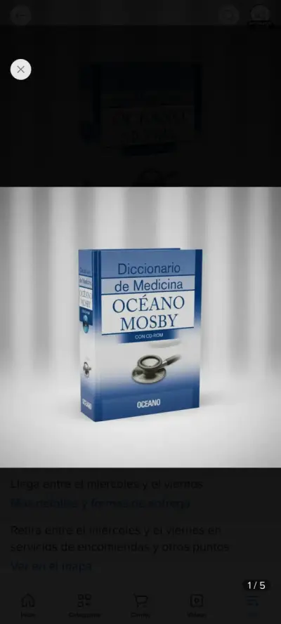 Diccionario de Medicina Océano Mosby con CD-ROM - miniatura 1