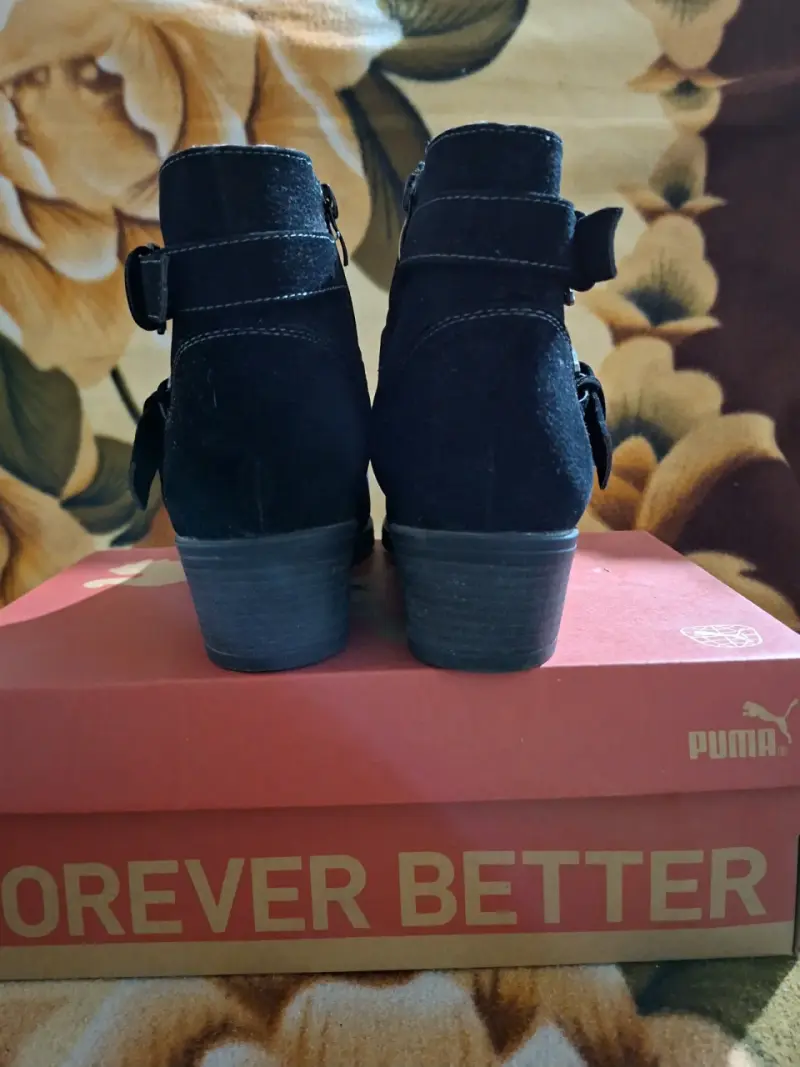Botines negros de gamuza palizzio - 2