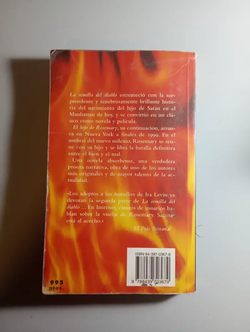 Libro 'El Hijo de Rosemary' de Ira Levin - 2