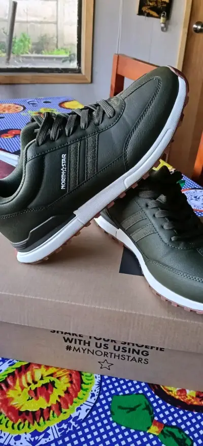 Zapatillas deportivas North Star verde oliva - miniatura 1