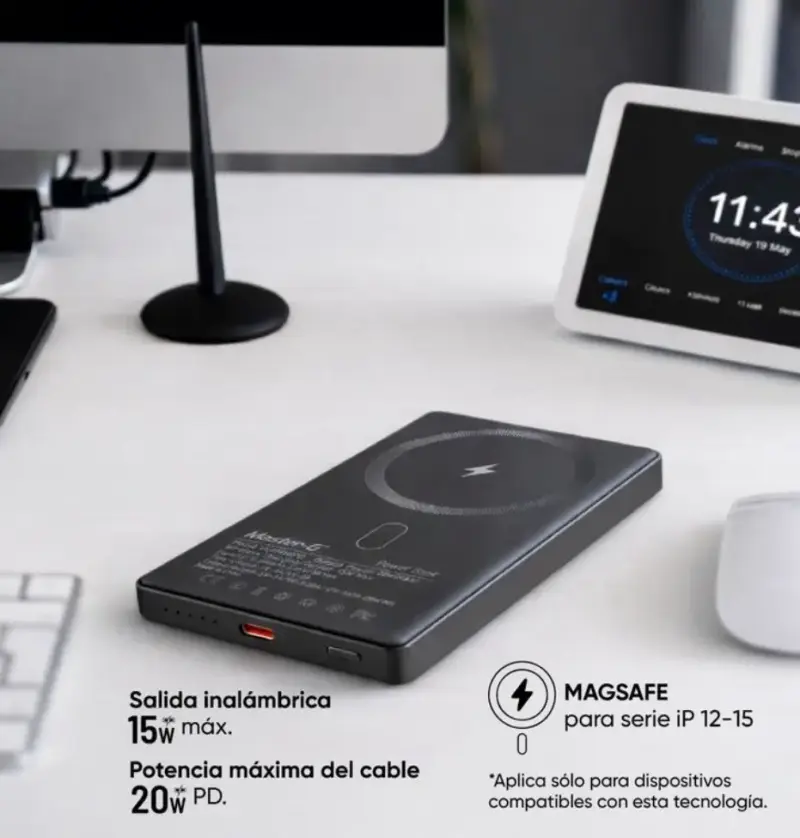 Cargador magnético Master-G Power Bank - 5