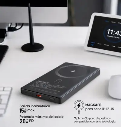 Cargador magnético Master-G Power Bank - miniatura 5