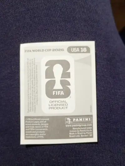 Lámina Panini Mundial FIFA 2026 Christian Pulisic - miniatura 2