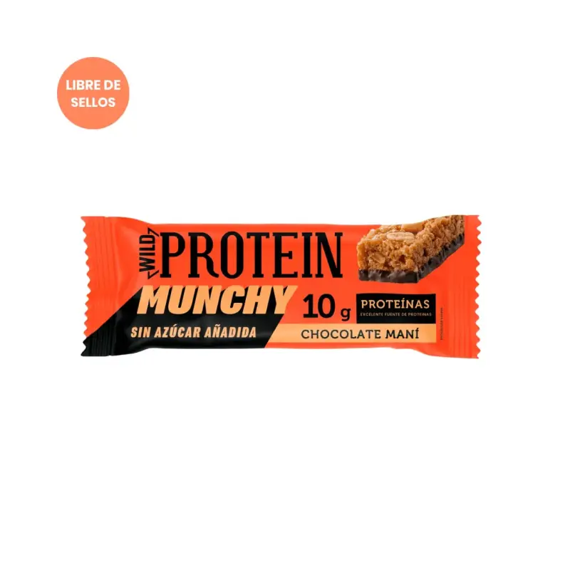 Barra de proteína Wild Munchy chocolate maní - 1