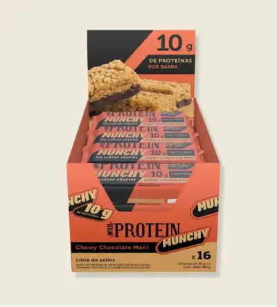 Barra de proteína Wild Munchy chocolate maní - miniatura 2