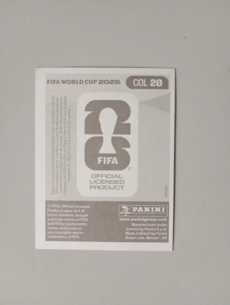 Lámina Panini Luis Díaz Mundial FIFA 2026 - 2
