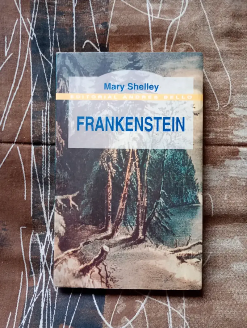 Libro Frankenstein de Mary Shelley Editorial Andrés Bello