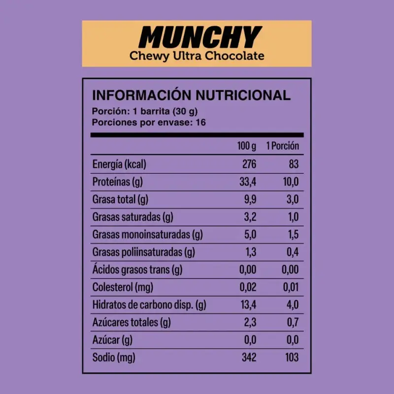 Barra de proteína Wild Protein Munchy ultra chocol - 3