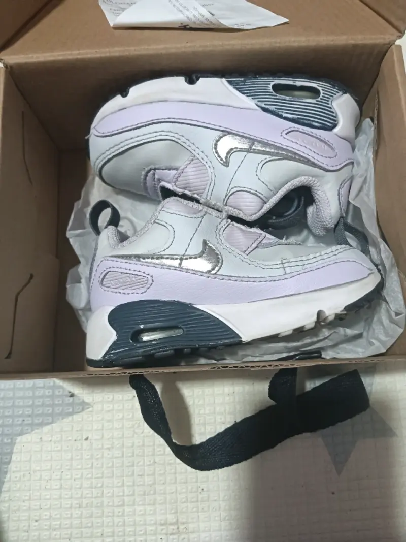 Zapatillas deportivas para niños color gris y lila - 1