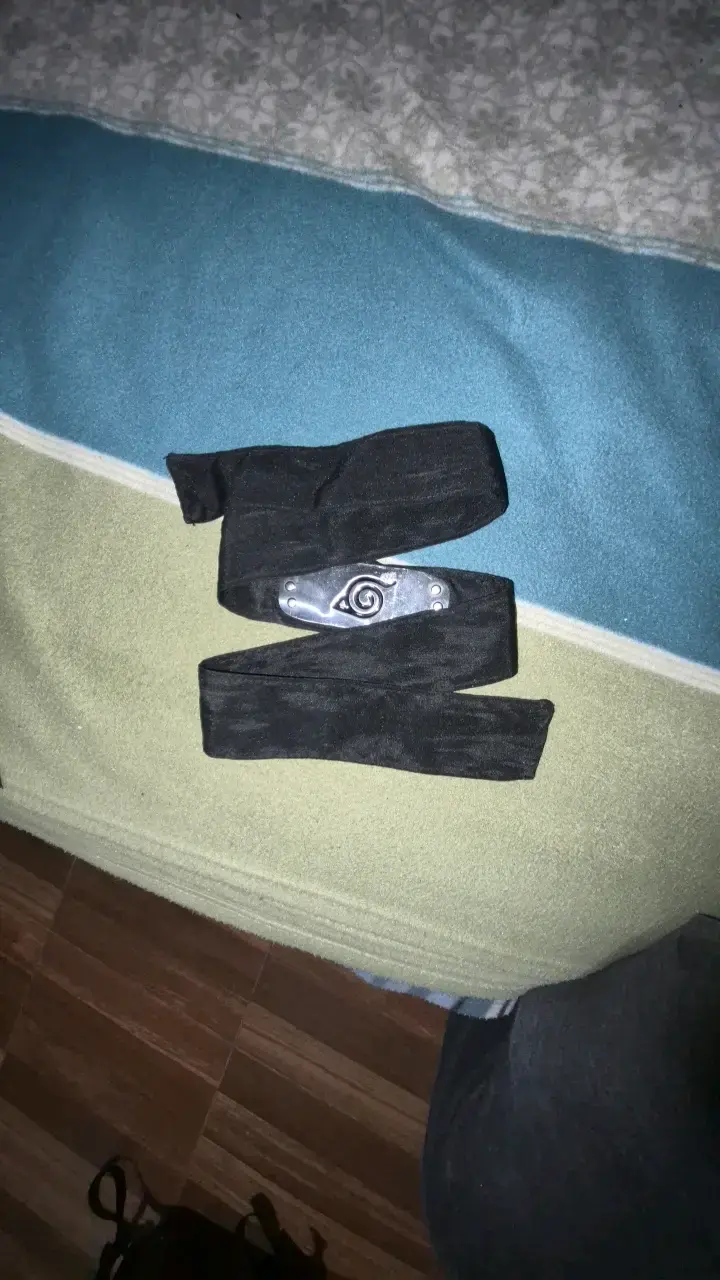 Cinta de cabeza cosplay Naruto negra