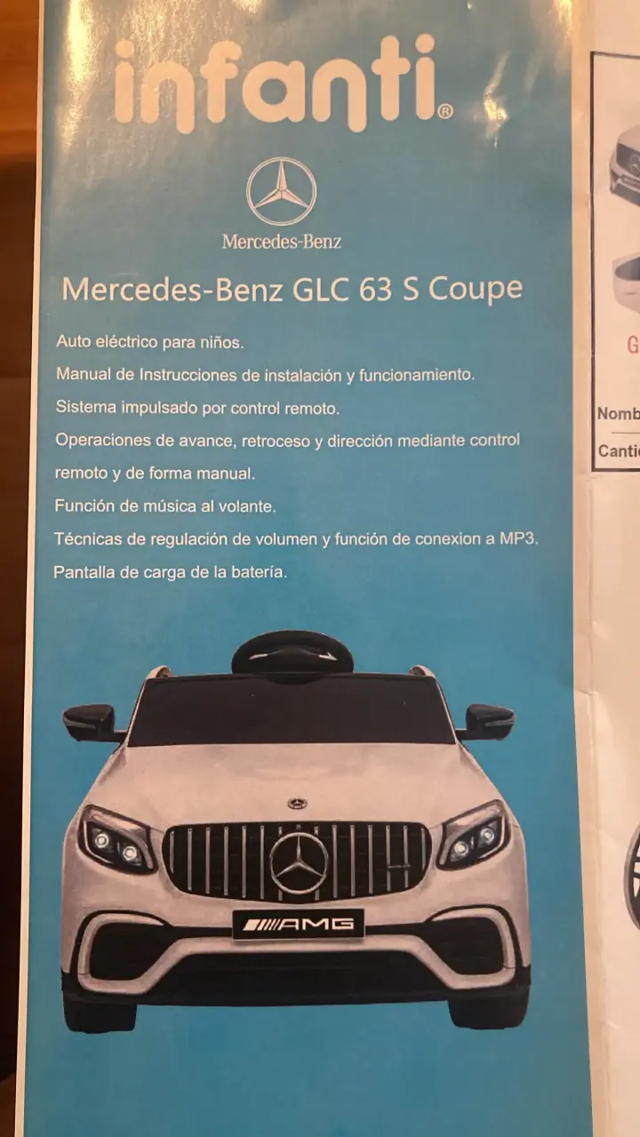 Auto eléctrico para niños Mercedes-Benz GLC 63 S Coupe - 3