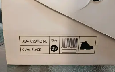 Botines de cuero negro Americano con hebillas - miniatura 4