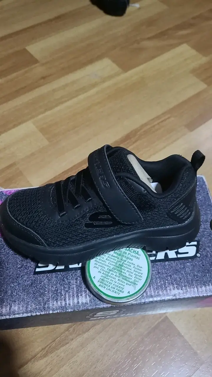 Zapatillas negras para niños Skechers talla 26 - 5