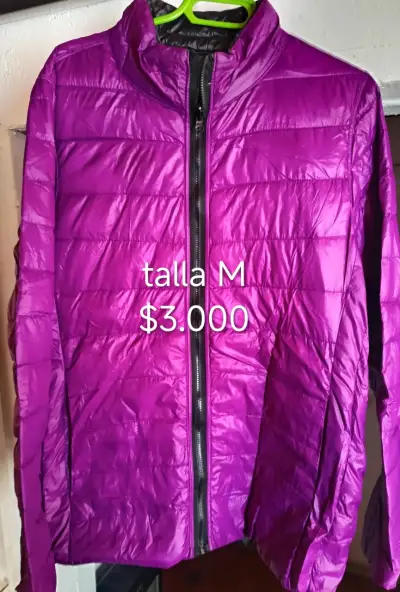 Chaqueta Impermeable Morada Columbia Talla M - miniatura 5