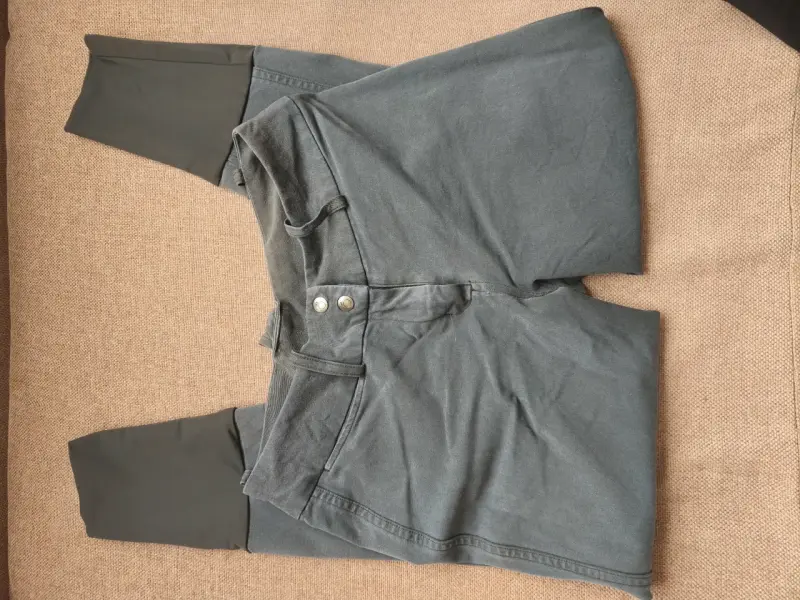 Pantalones de equitación para mujer en gris - 1