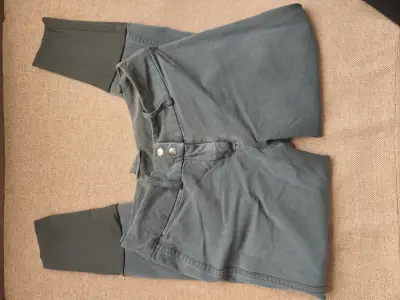 Pantalones de equitación para mujer en gris - miniatura 1