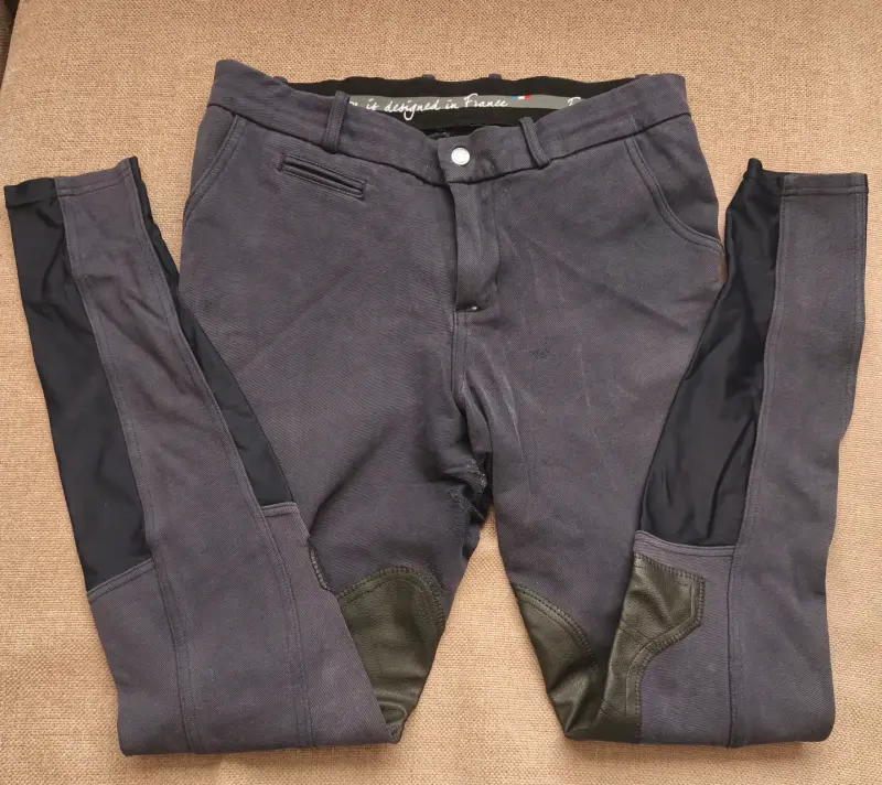 Pantalones de equitación para mujer en gris - 6