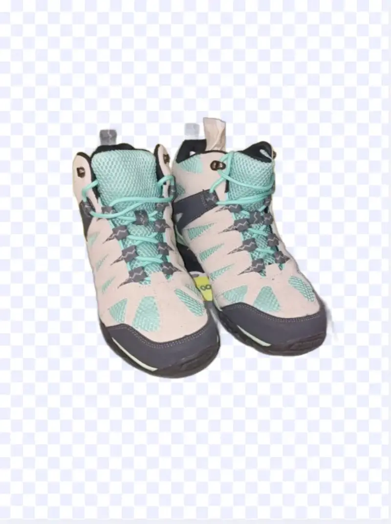 Botines de senderismo para mujer color turquesa - 2